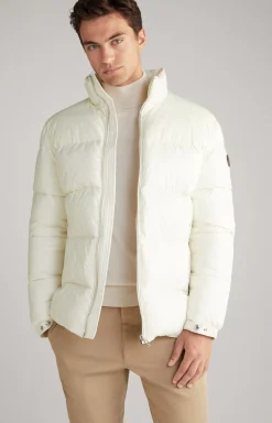 Quilted Jacket in Off-White
