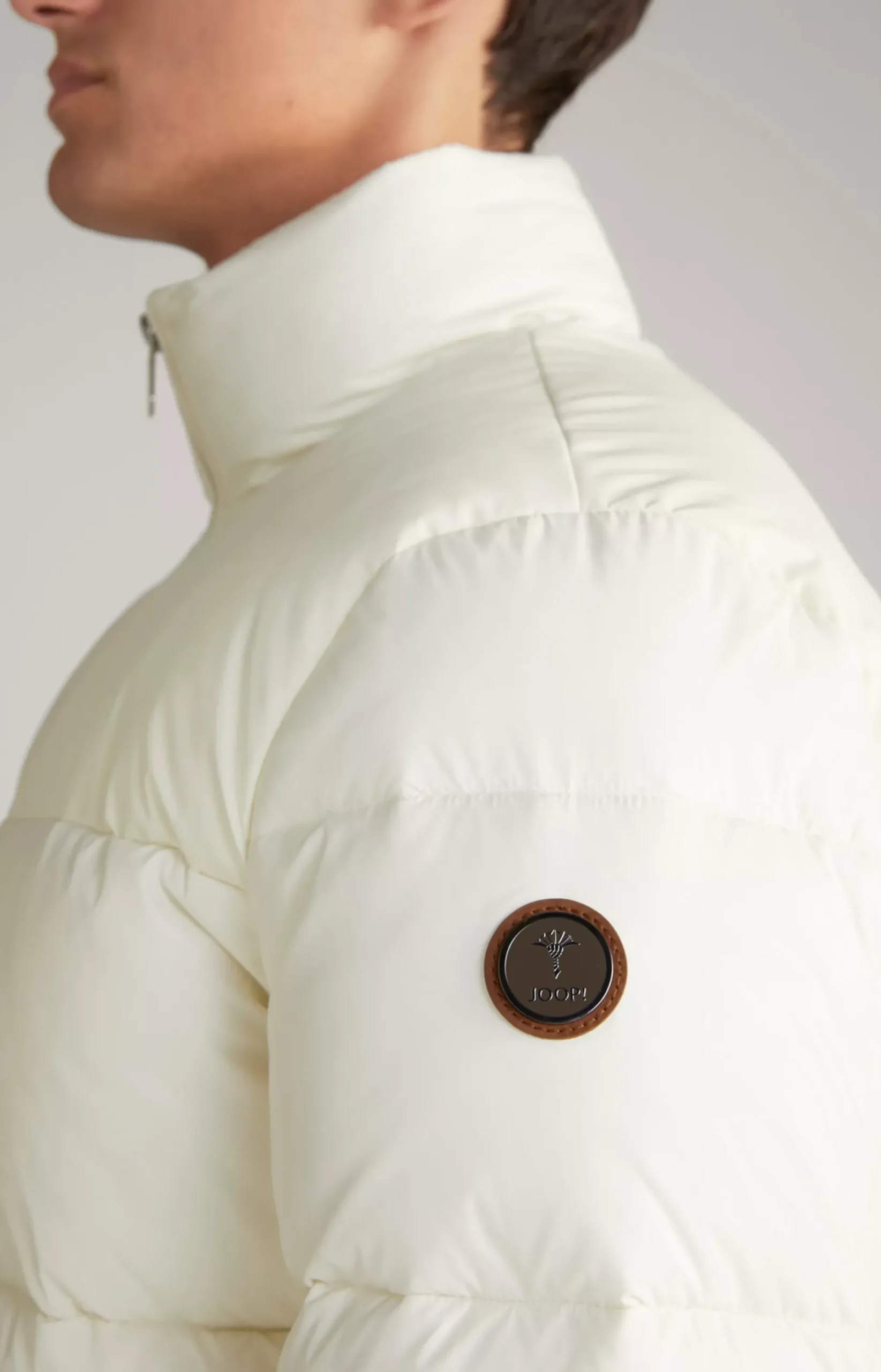 Quilted Jacket in Off-White