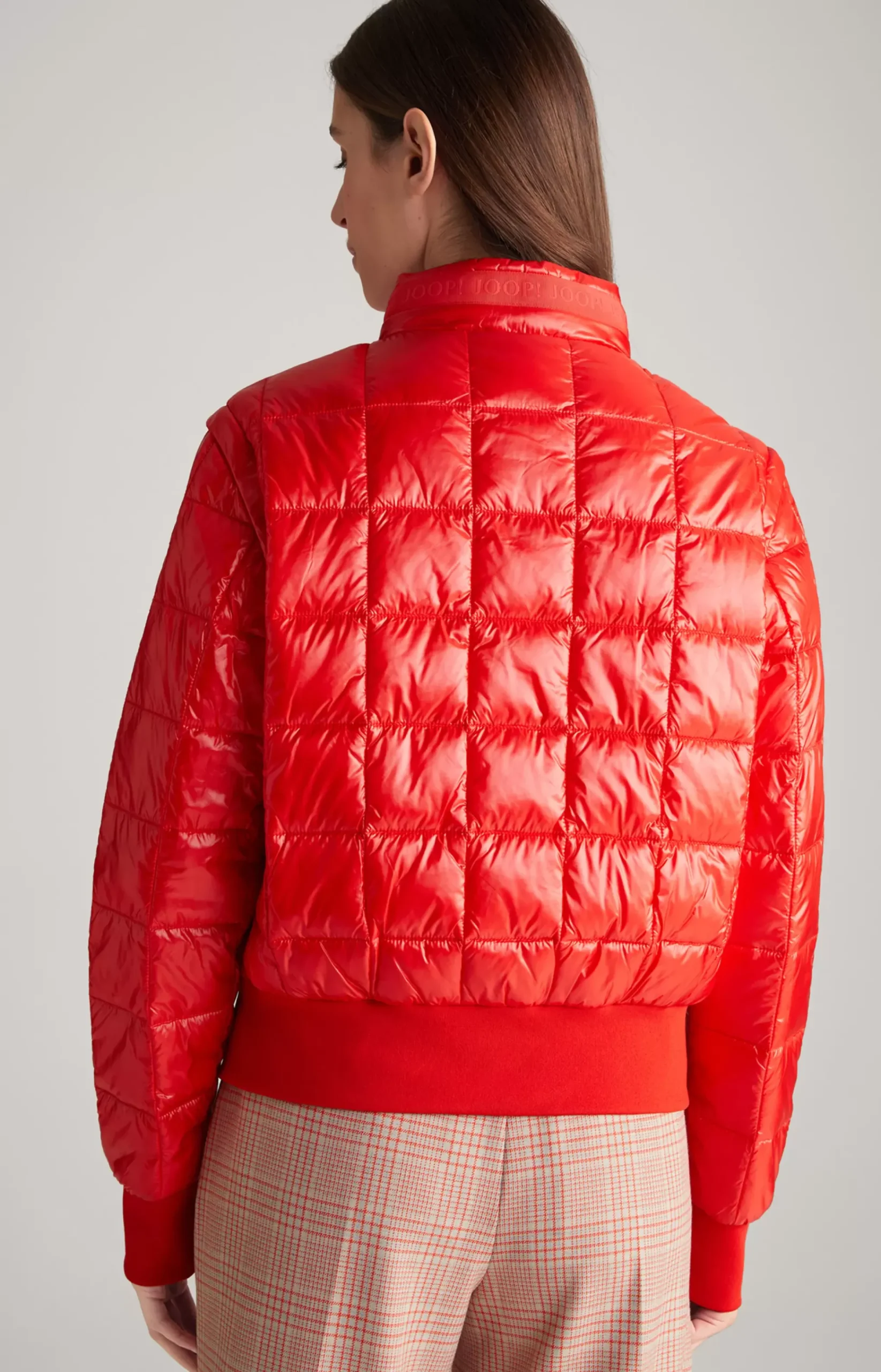 Quilted Jacket in Red