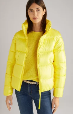 Quilted Jacket in Yellow