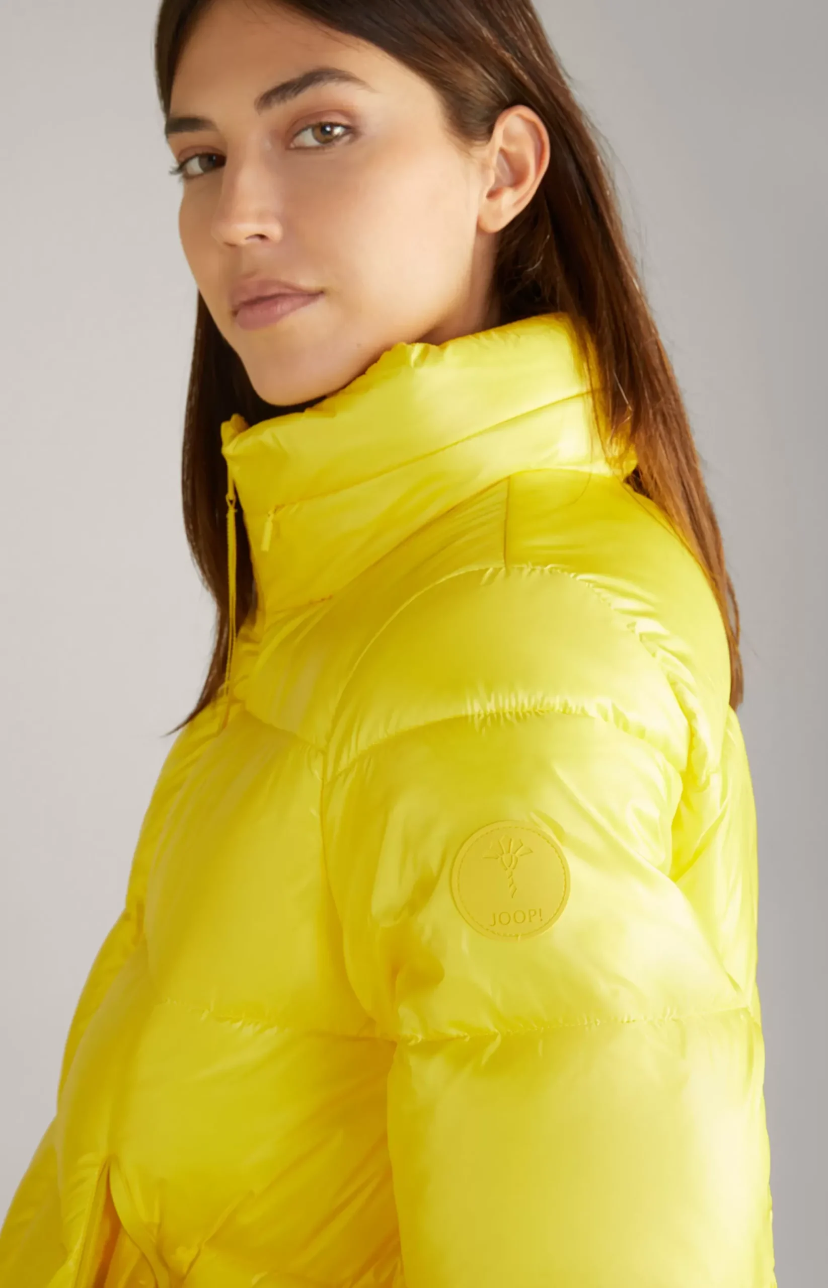 Quilted Jacket in Yellow