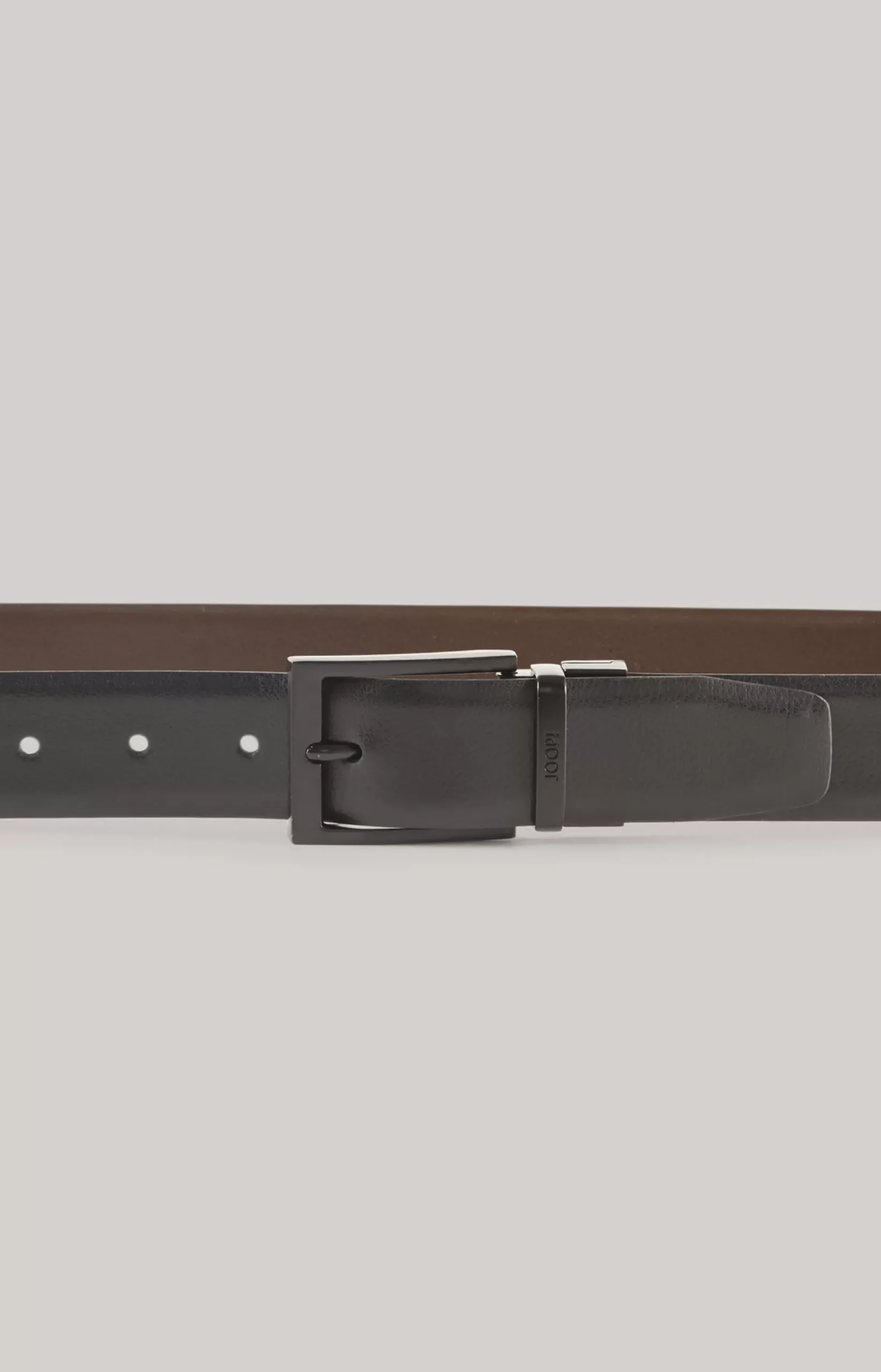 Reversible Belt in Black/Dark Brown