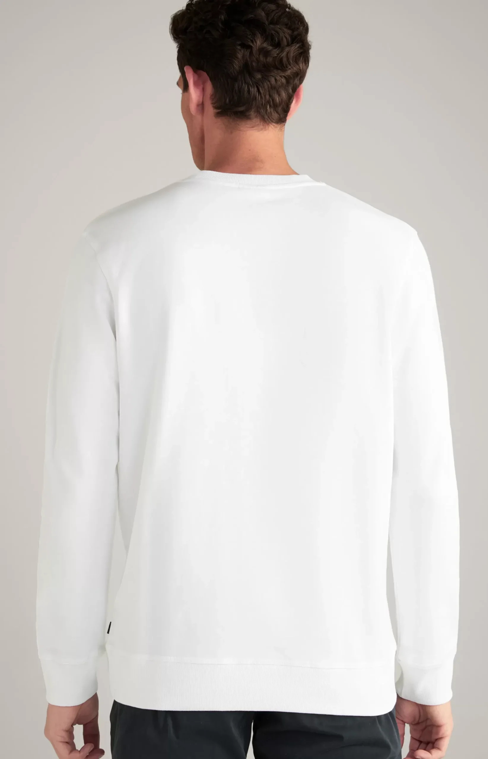 Salazar Cotton Sweatshirt in White