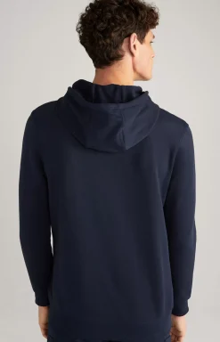 Samuel Cotton Hoodie in Dark Blue