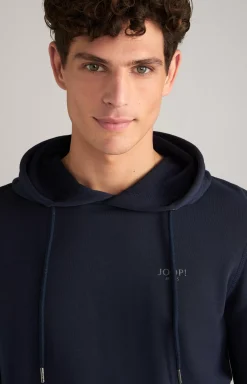 Samuel Cotton Hoodie in Dark Blue