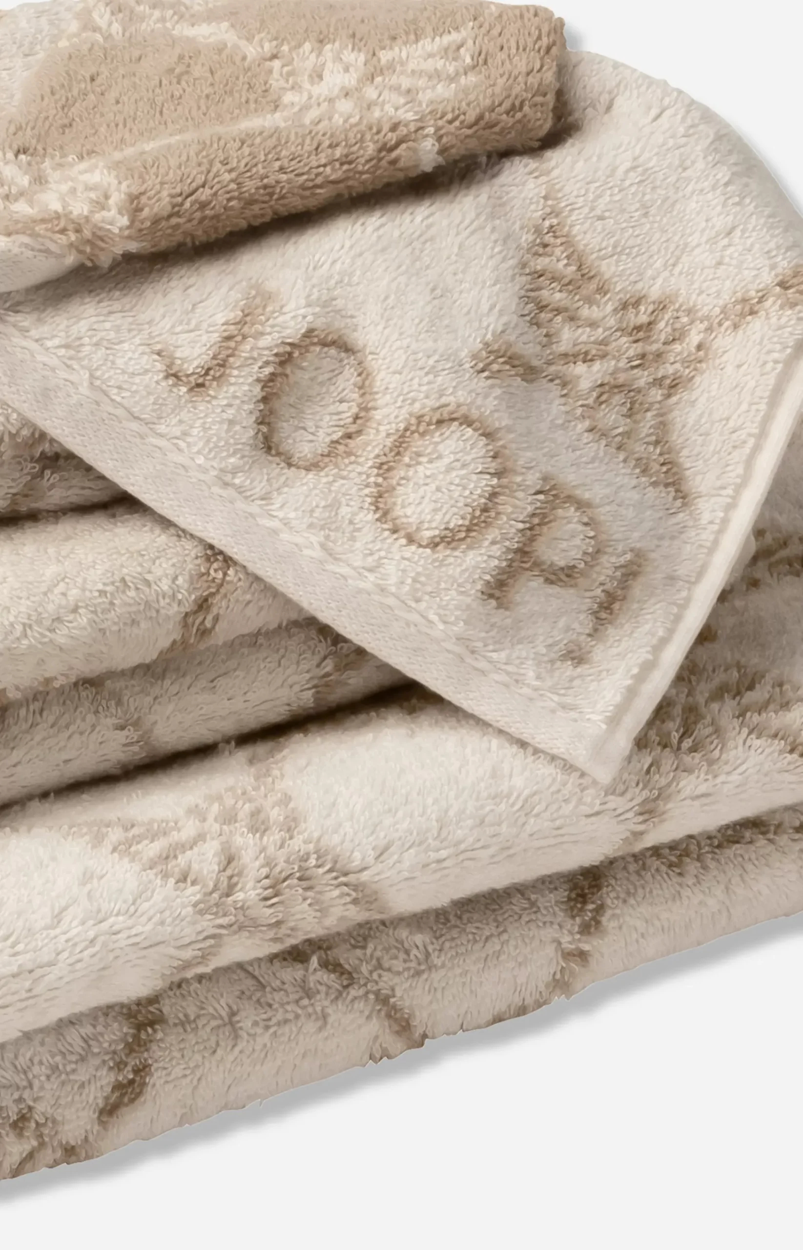 Sand/Ecru Cornflower Terrycloth Series in Cream