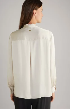 Satin Blouse in Cream