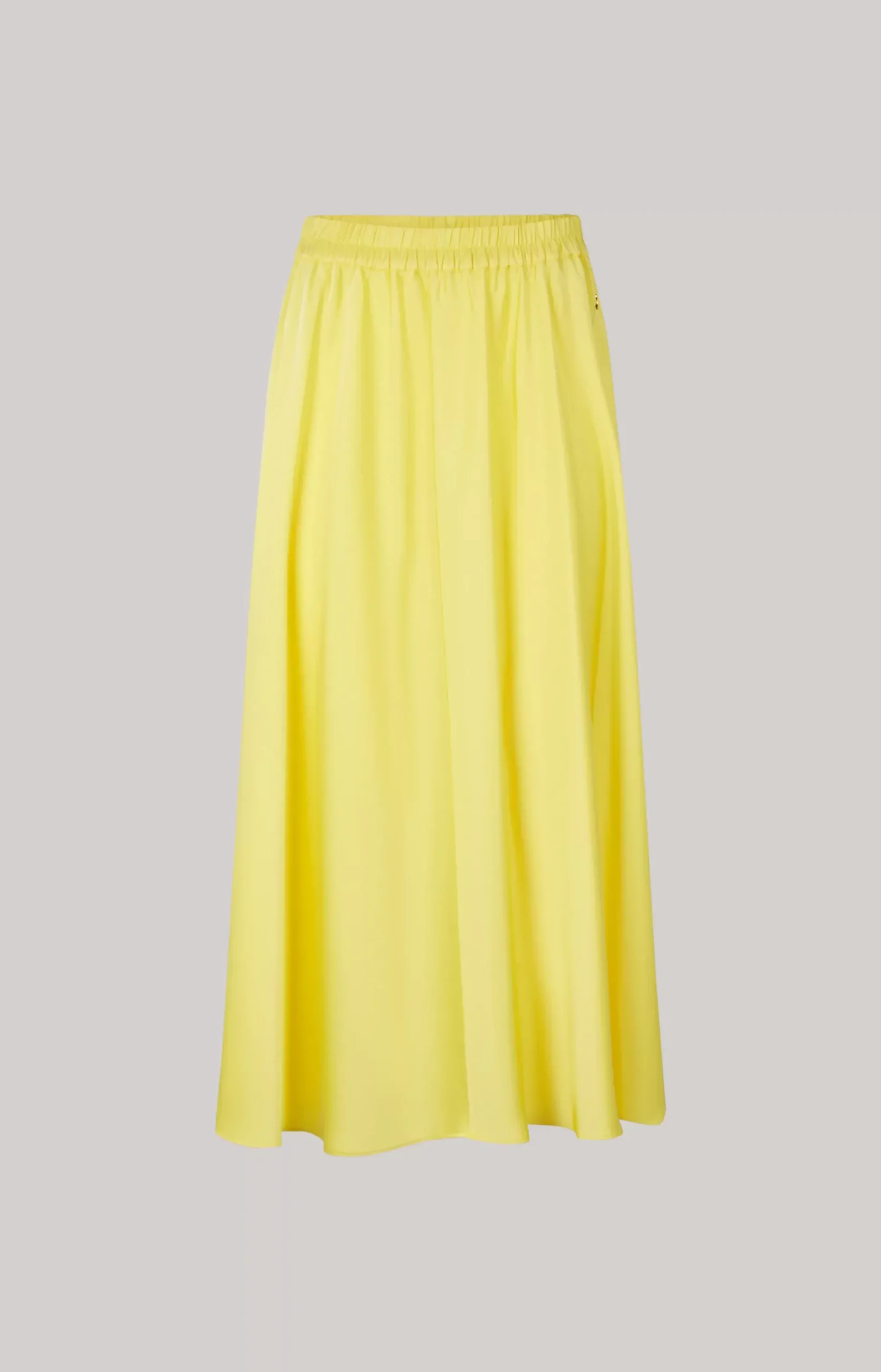 Satin Skirt in Yellow