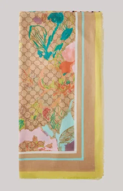 Scarf in a Beige Pattern