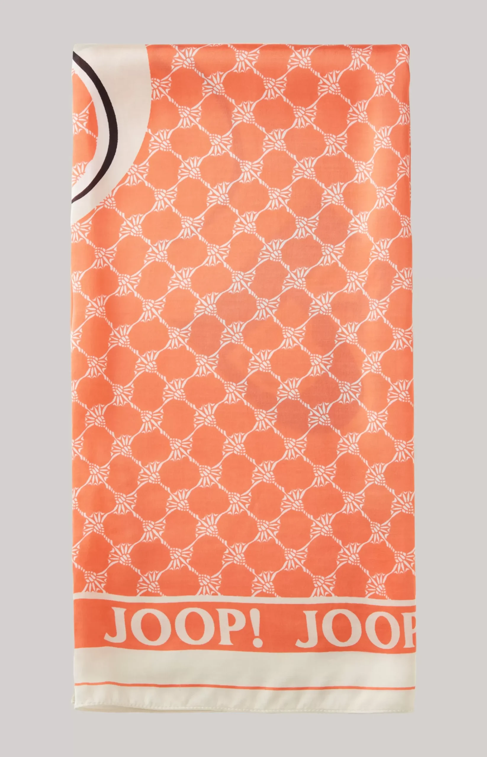 Scarf in an Orange Pattern