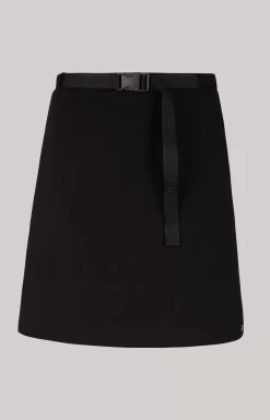 Scuba Mini Skirt in Black