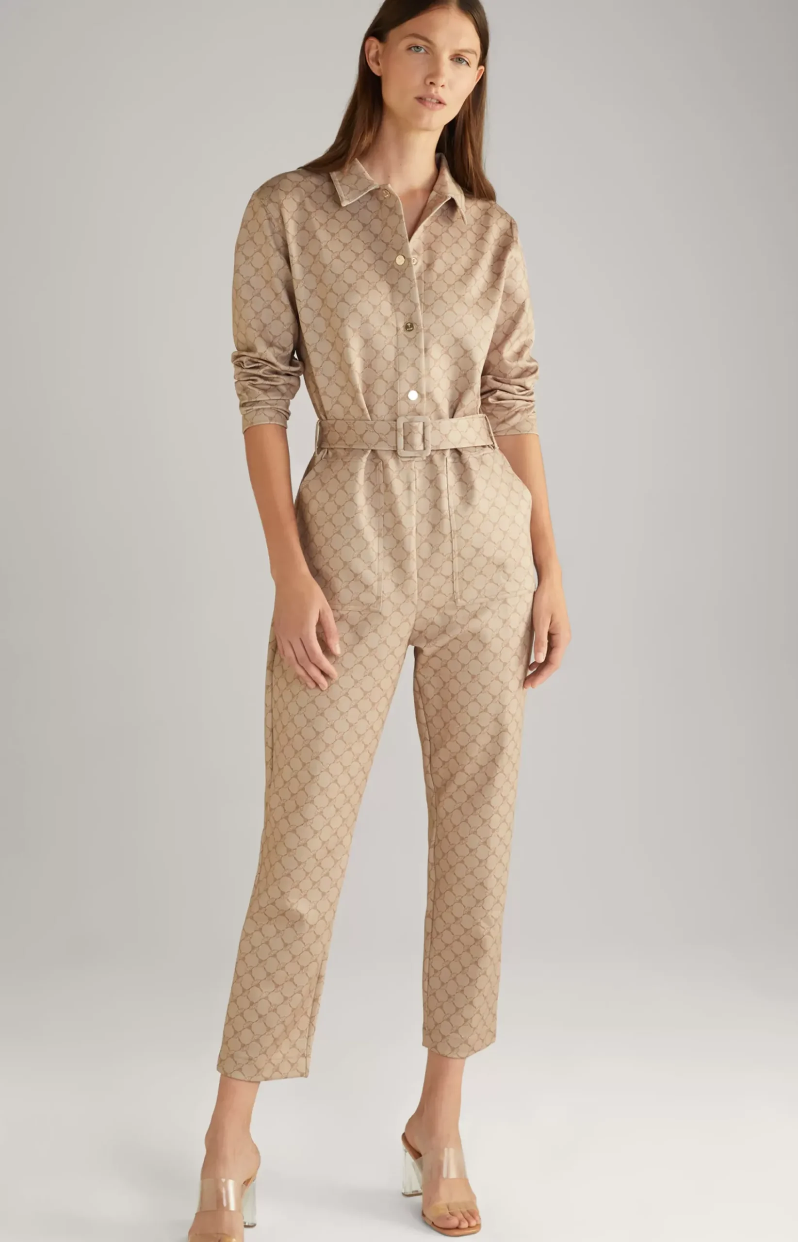 Scuba Overalls in Beige
