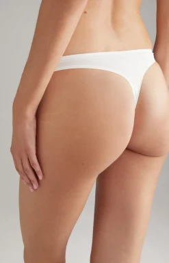 Seamless thong in Ecru