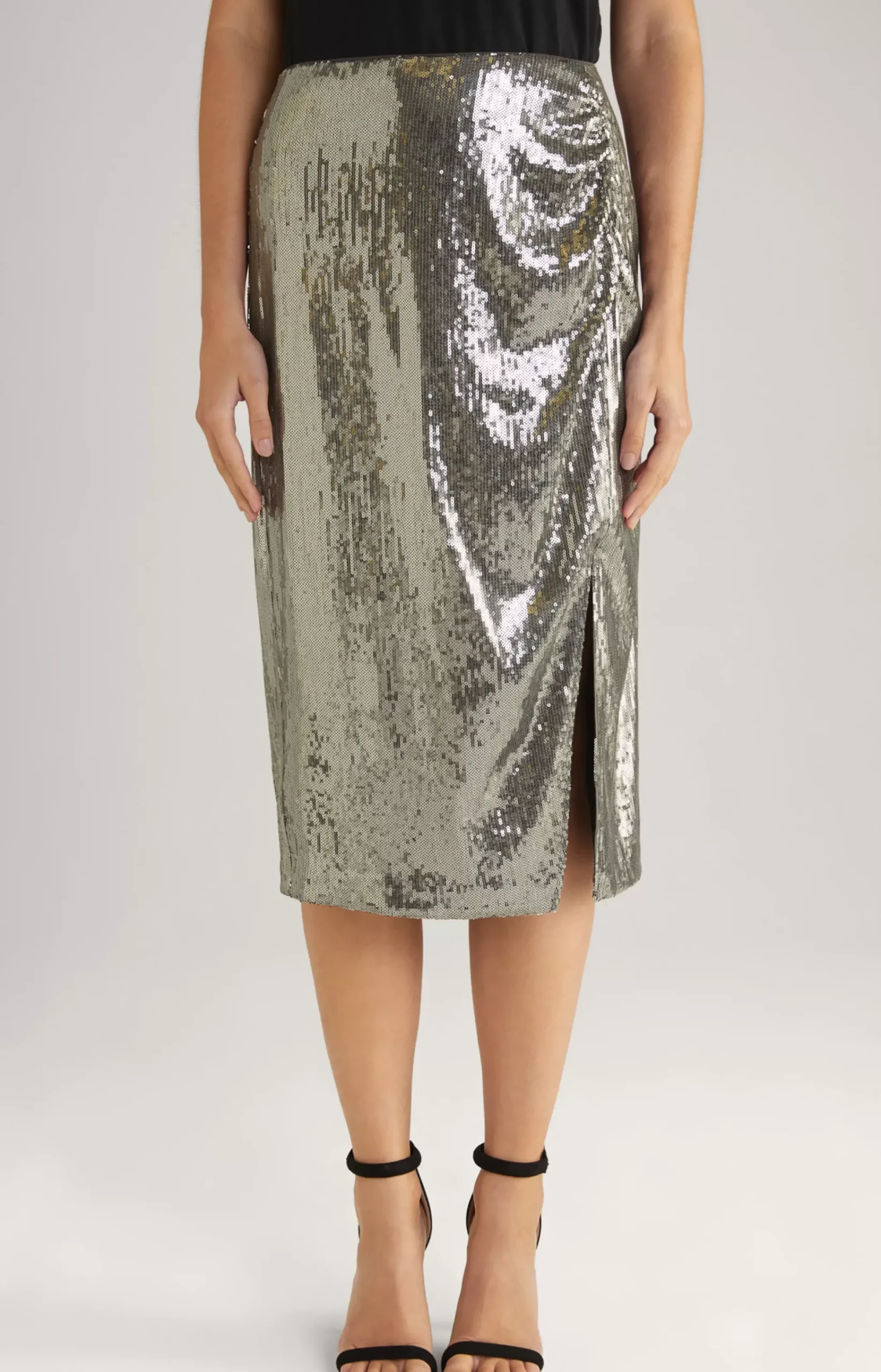 Sequined Skirt in Grey