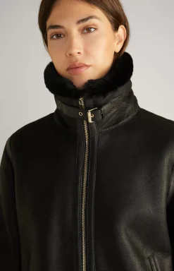 Shearling Jacket in Black