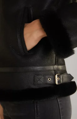 Shearling Jacket in Black