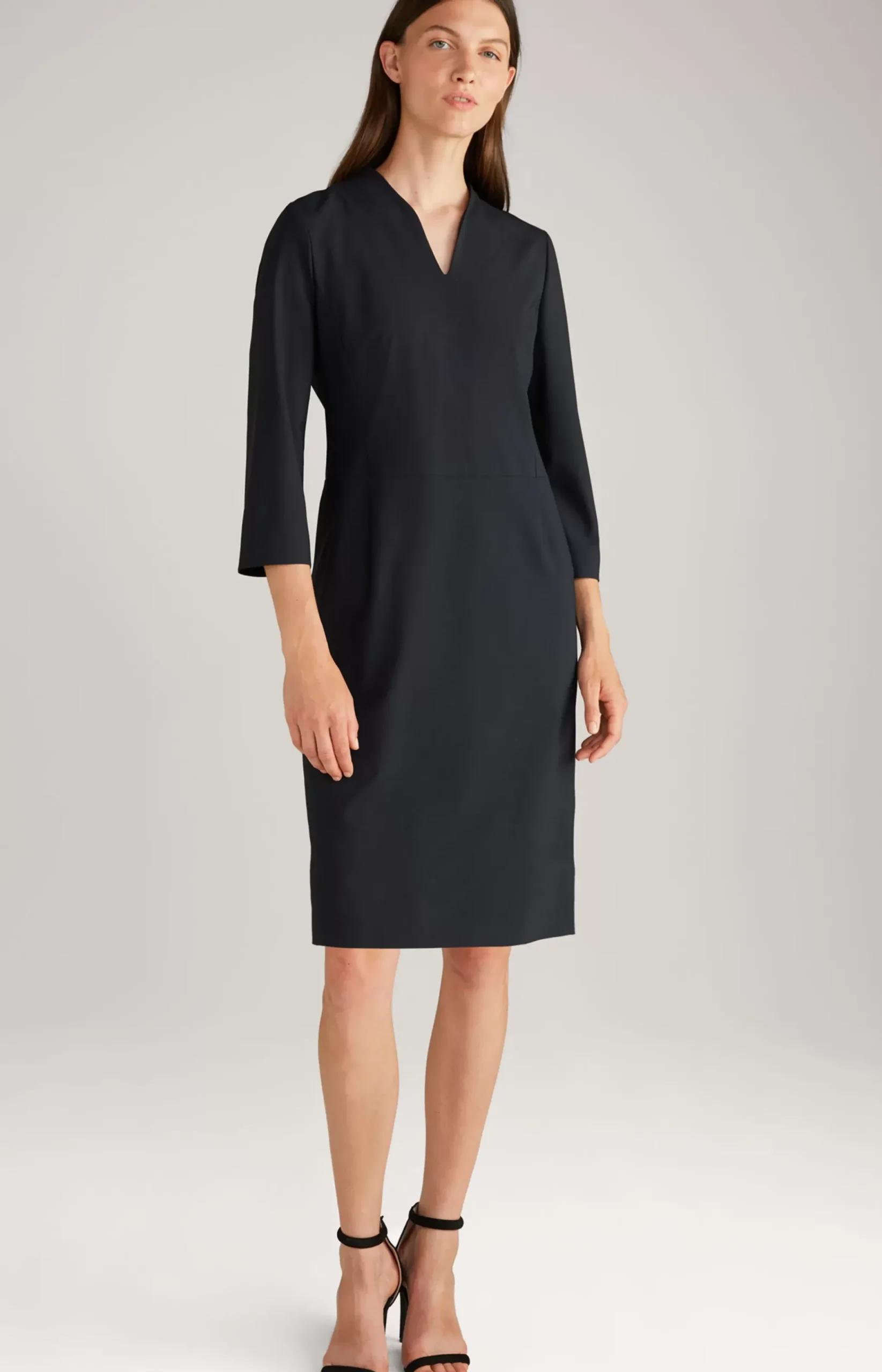 Shift Dress in Navy