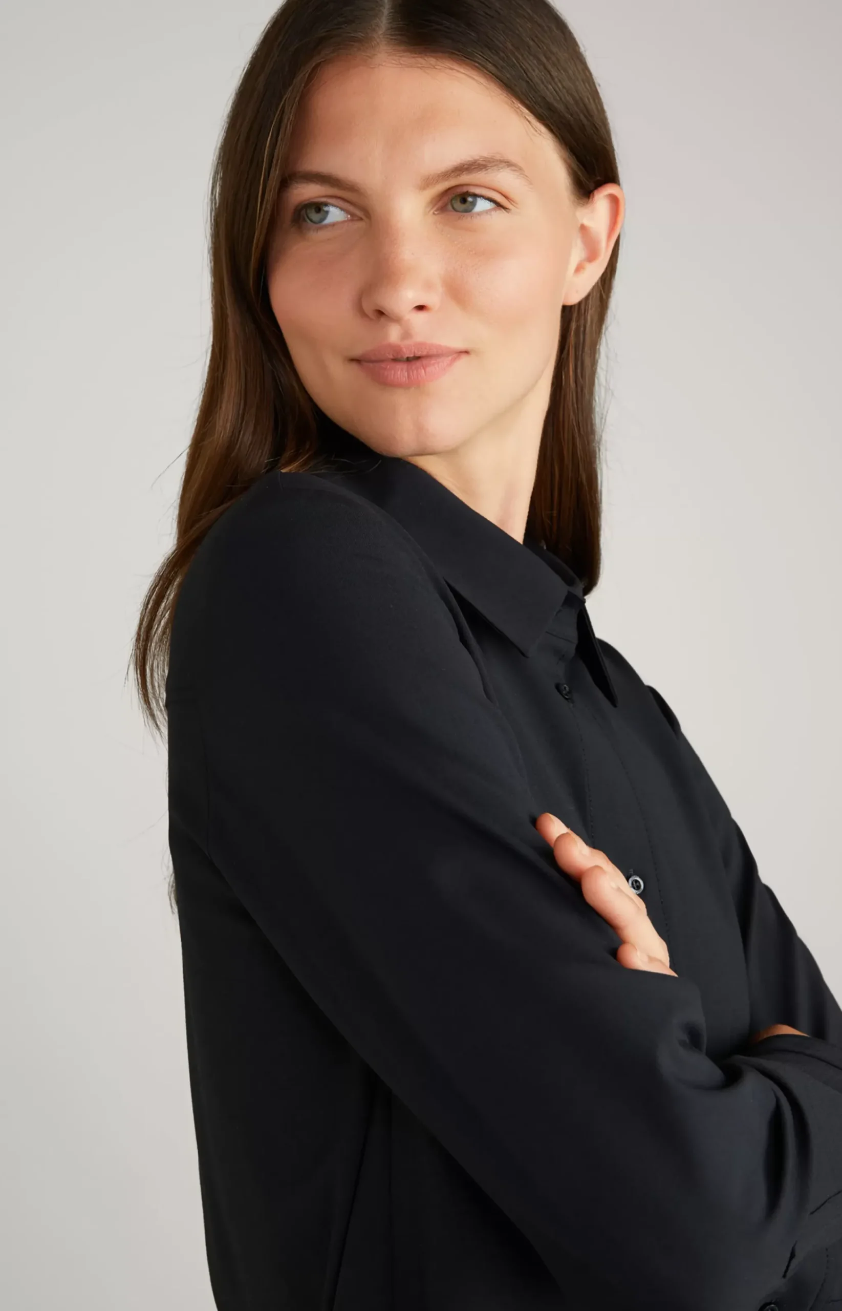 Shirt Blouse in Navy