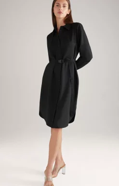 Shirt Dress in Black