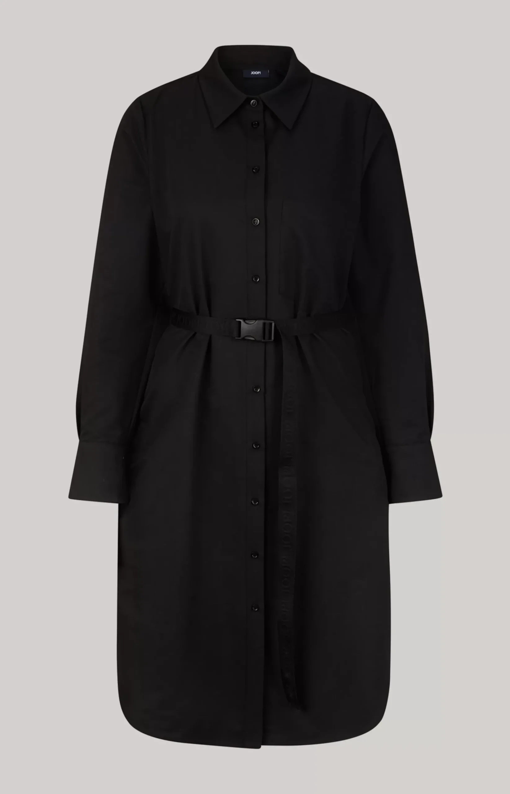 Shirt Dress in Black