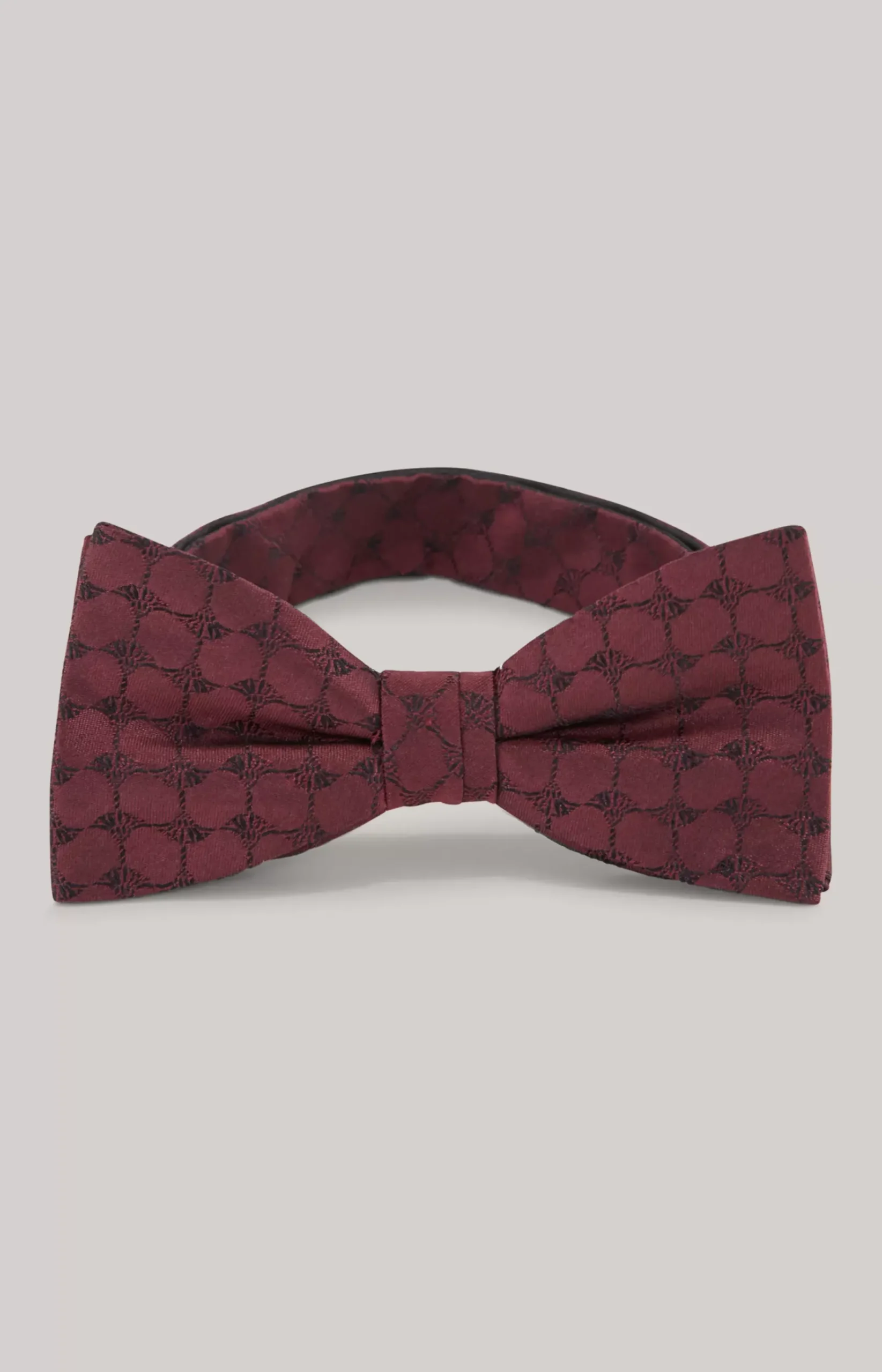 Silk Bow Tie in Dark Red