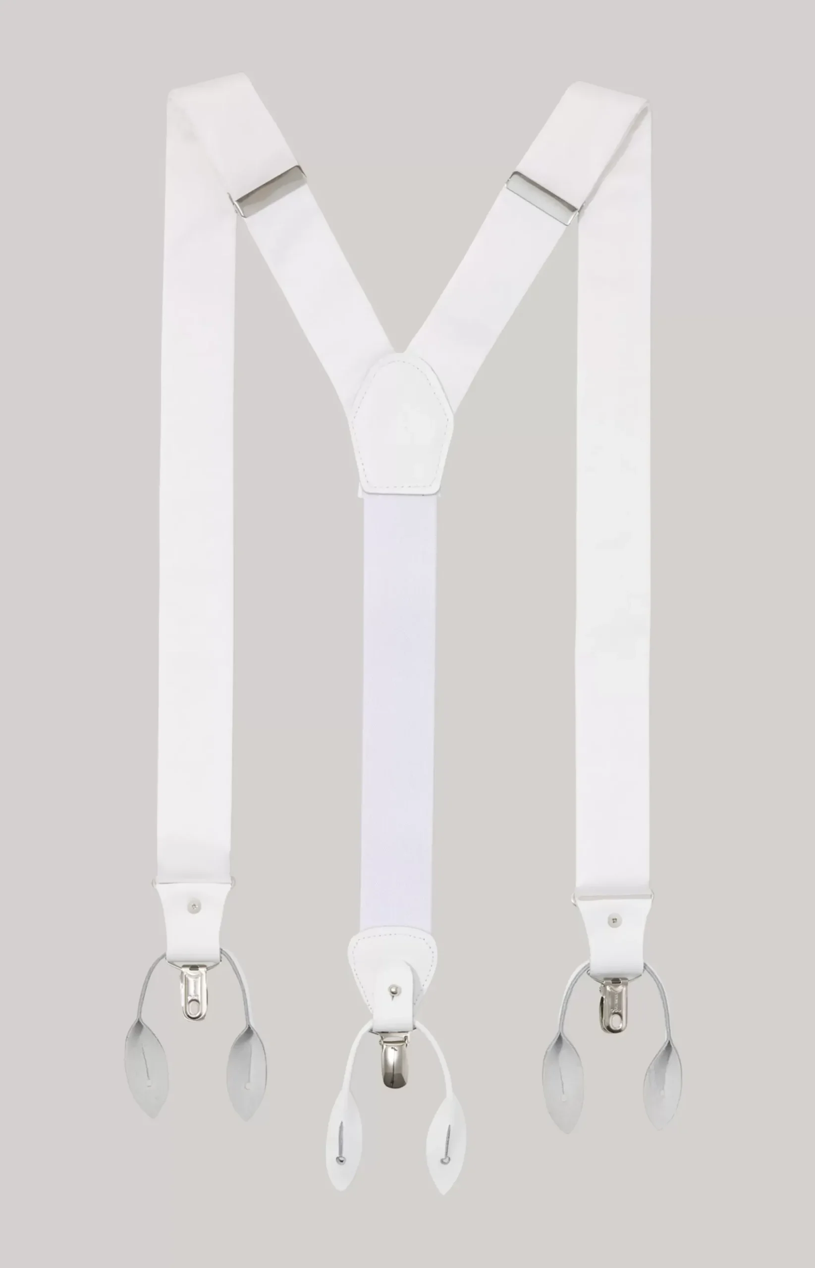 Silk Braces in Off-white