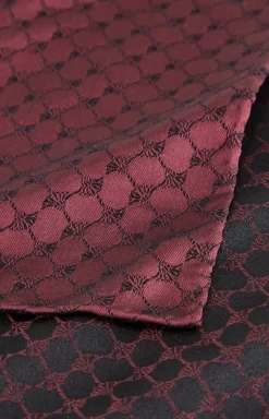 Silk Pocket Square in Dark Blue