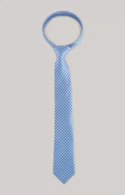 Silk Tie in a Blue Pattern