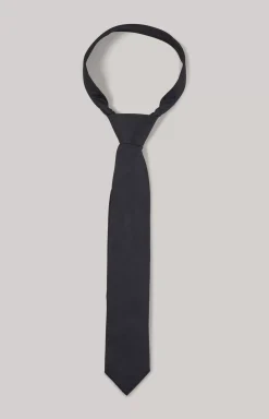 Silk Tie in Dark Blue