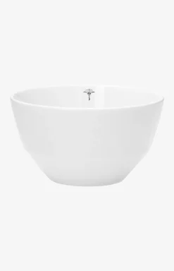Single Cornflower Bowl 10 cm in White