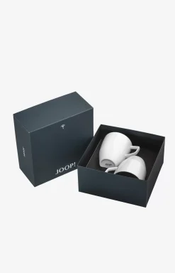Single Cornflower Mug - Set of 2 in White