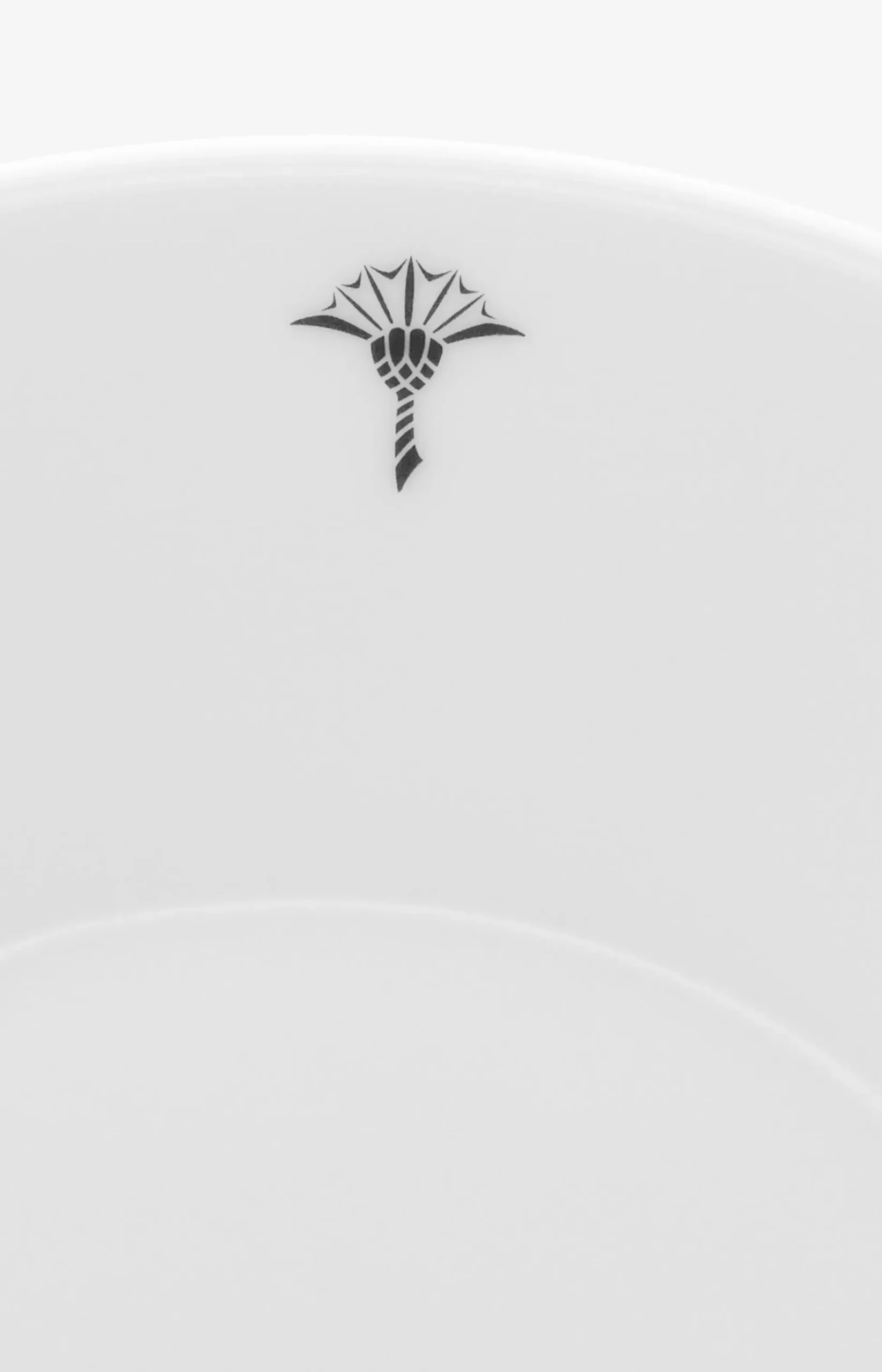 Single Cornflower Side Plate - White Set of 2