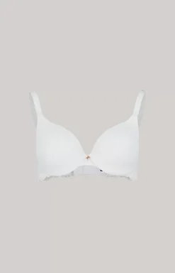 Softcup underwired bra in White