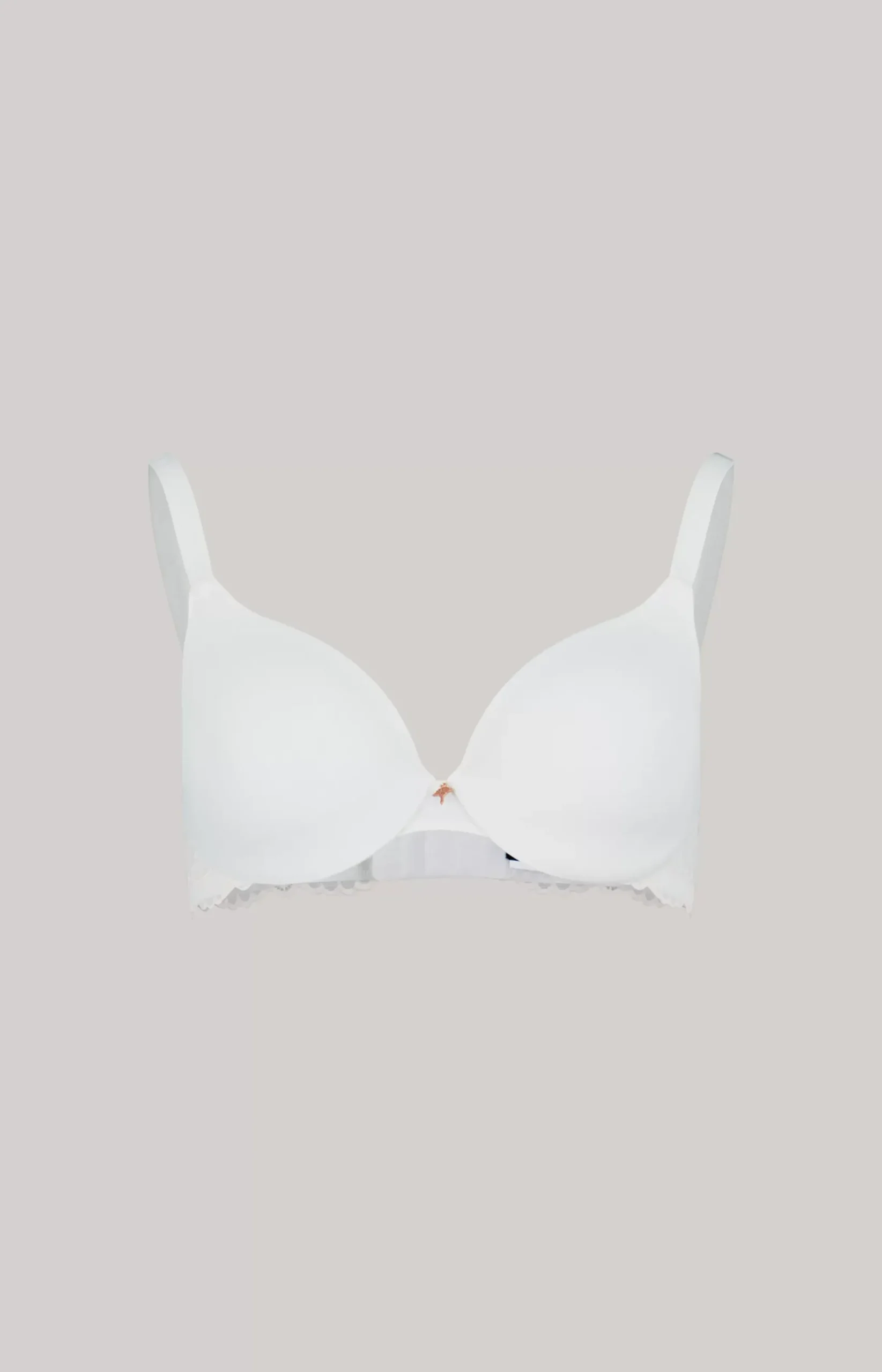 Softcup underwired bra in White