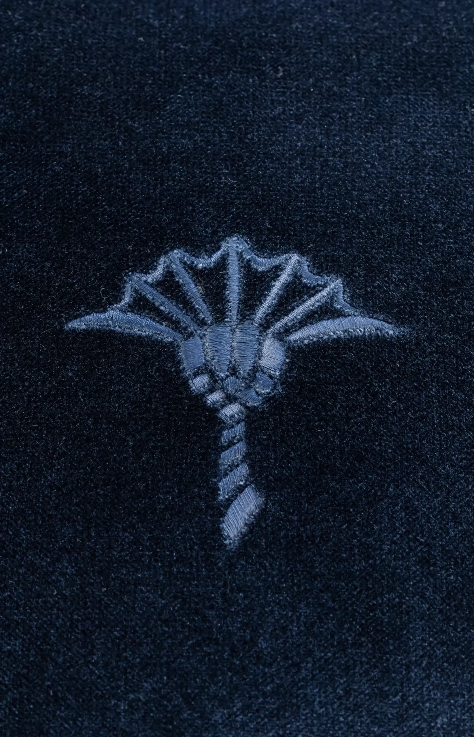 Stage cushion cover in navy