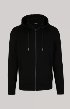 Stratos Sweatshirt Jacket in Black