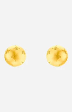 Stud Earrings in Gold