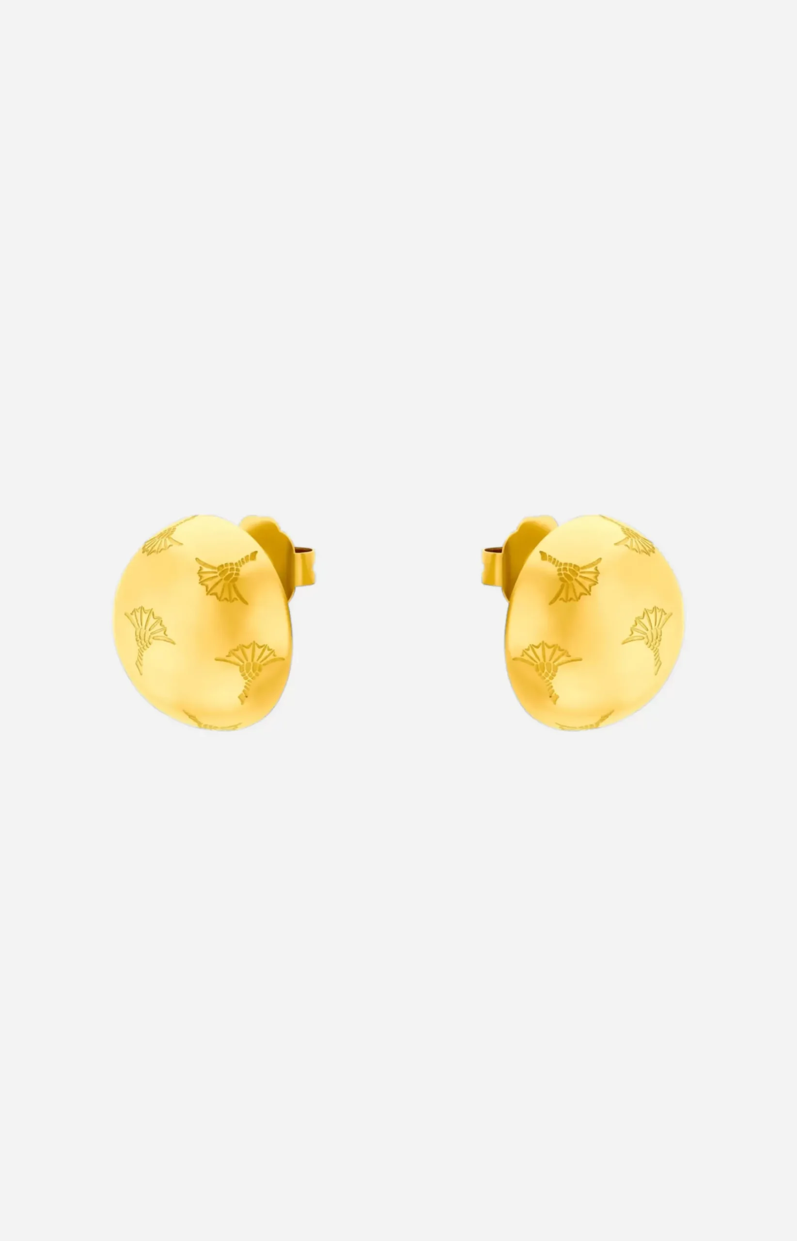 Stud Earrings in Gold