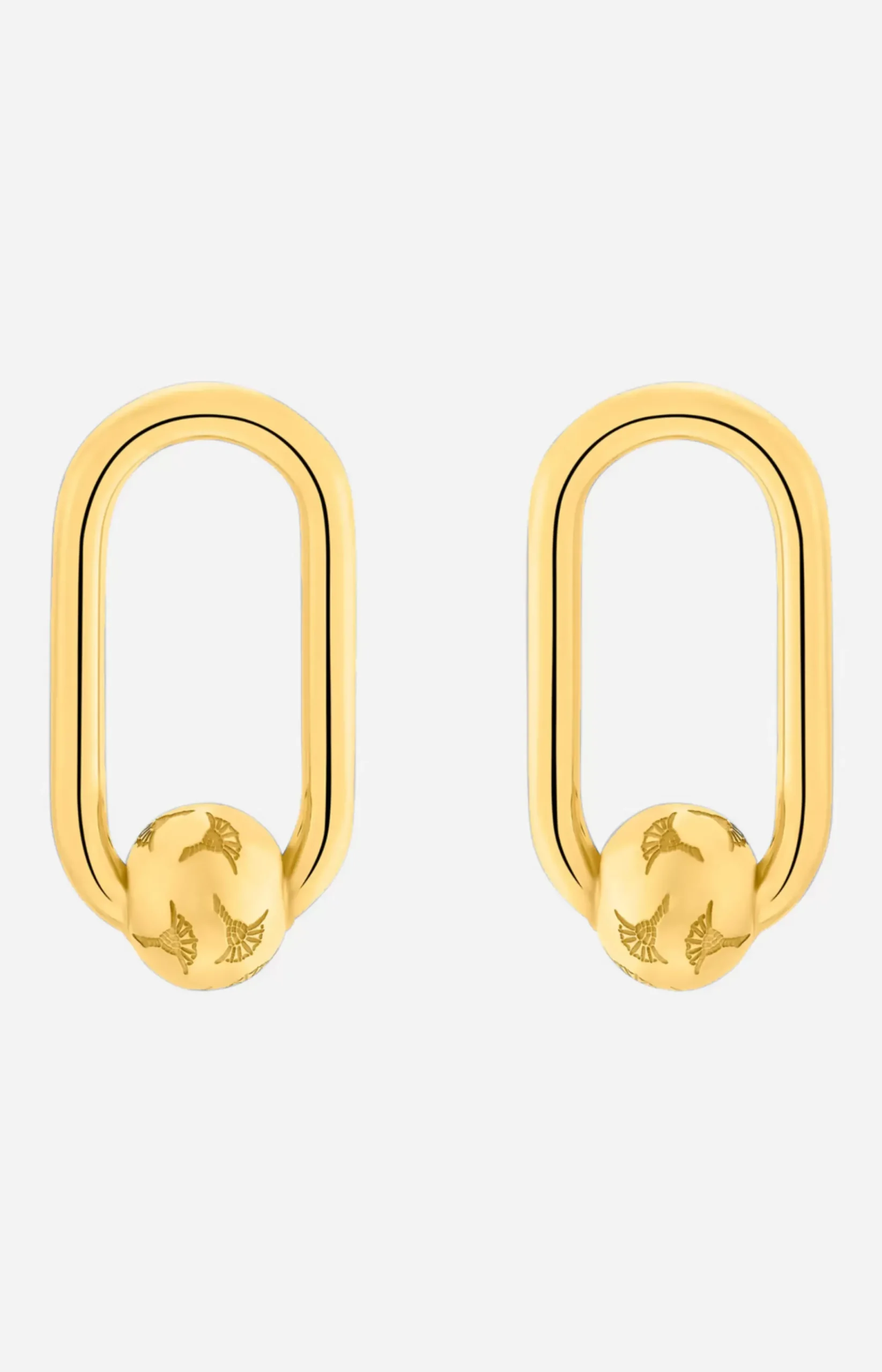 Stud Earrings in Gold