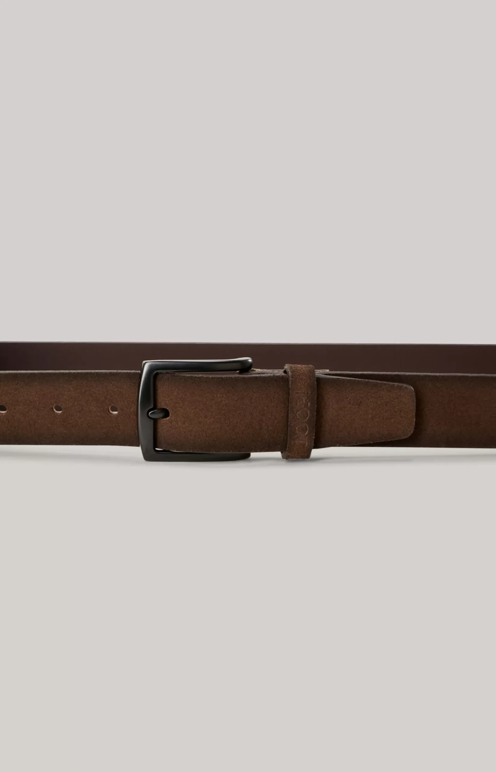 Suede Belt in Brown