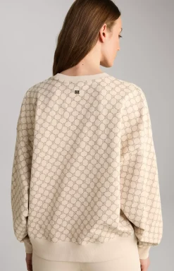 Sweatshirt in a Beige Pattern