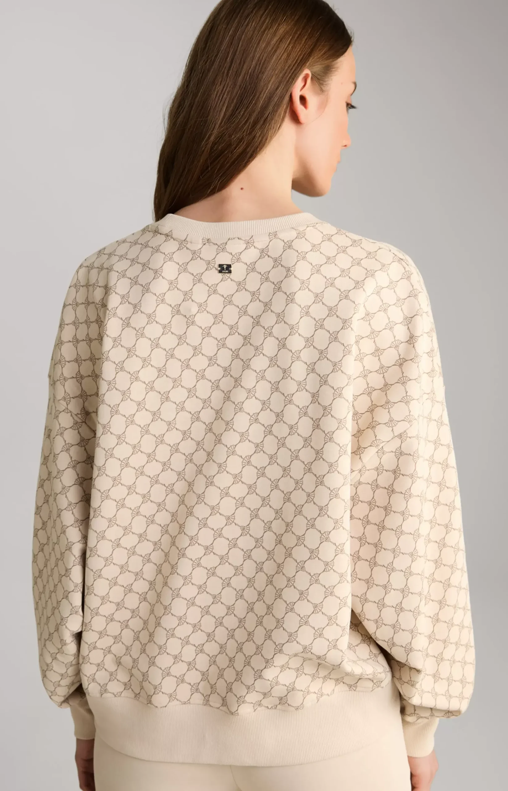 Sweatshirt in a Beige Pattern