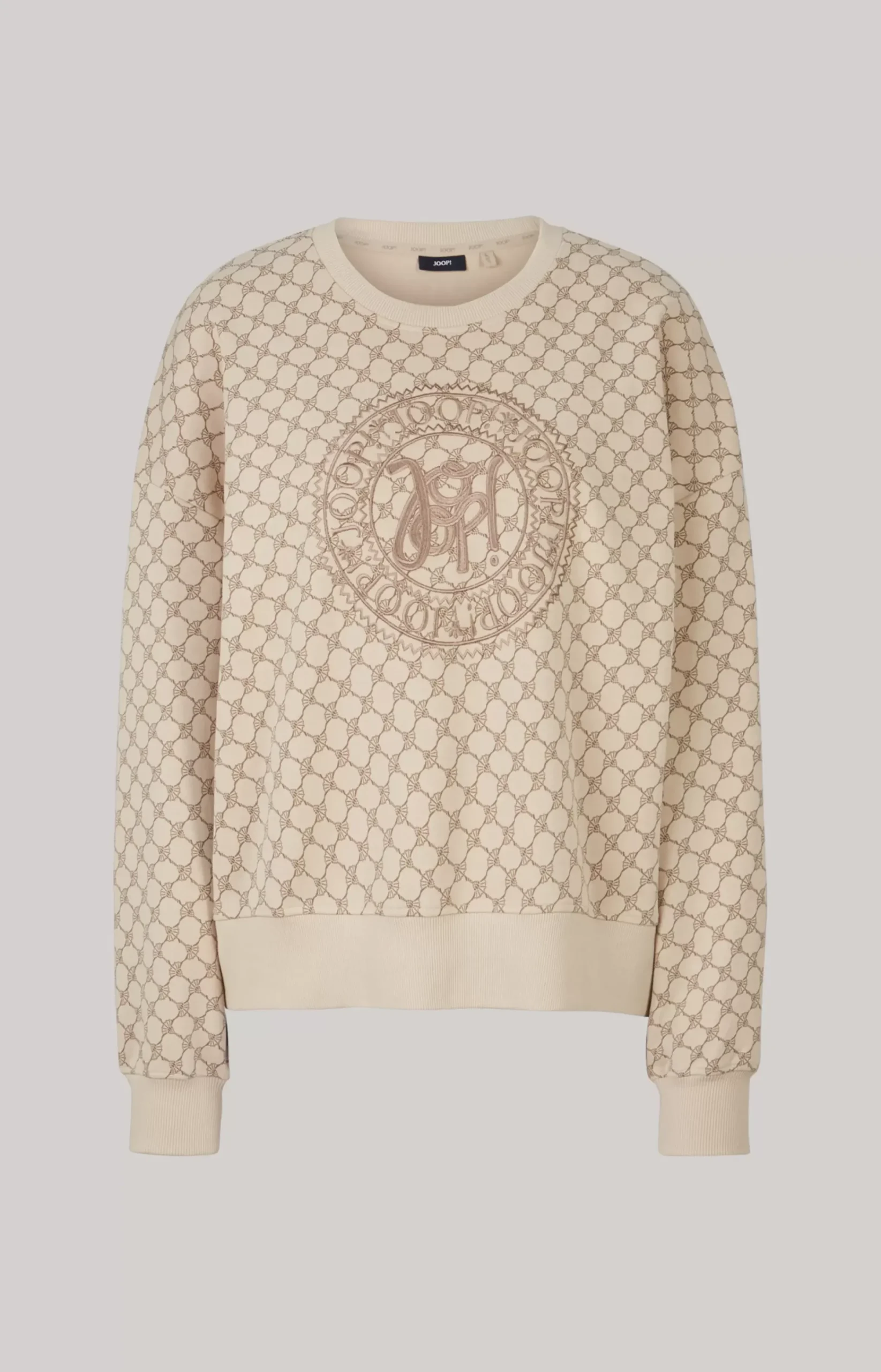 Sweatshirt in a Beige Pattern