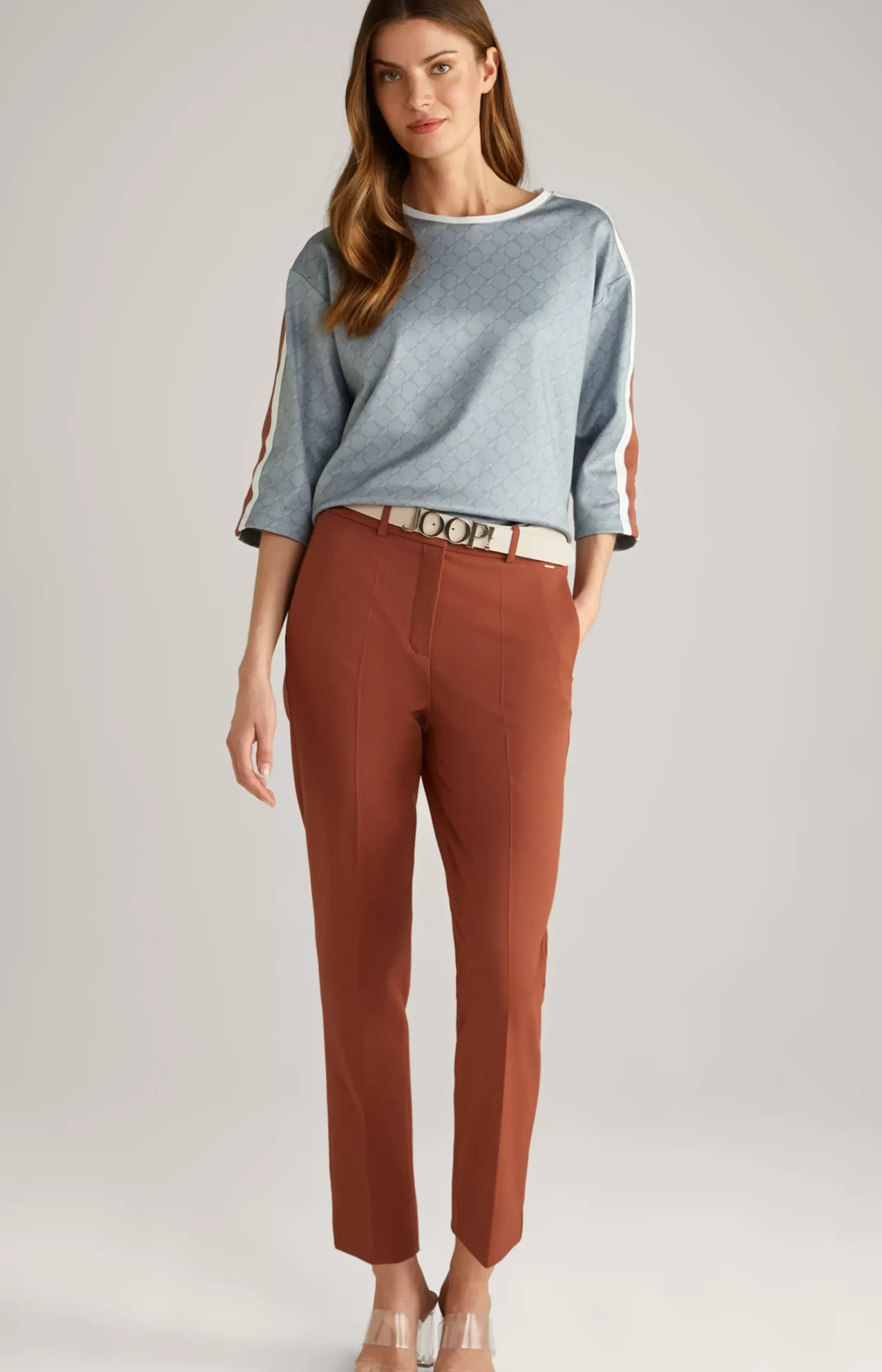Sweatshirt in Blue-Grey