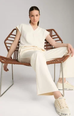 Sweatshirt T-Shirt in Beige