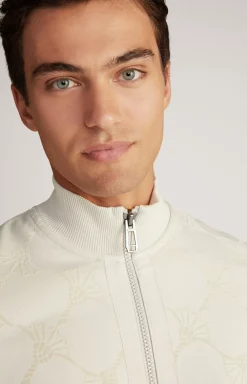 Tamilo Sweatshirt Jacket in Off-white