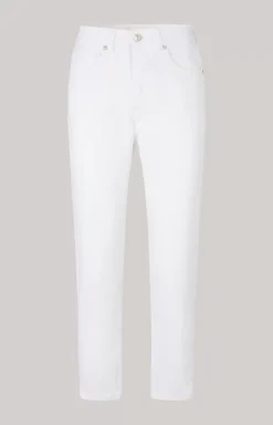 Tapered Jeans in White