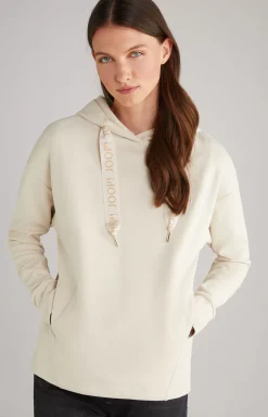 Tasta hoodie in taupe