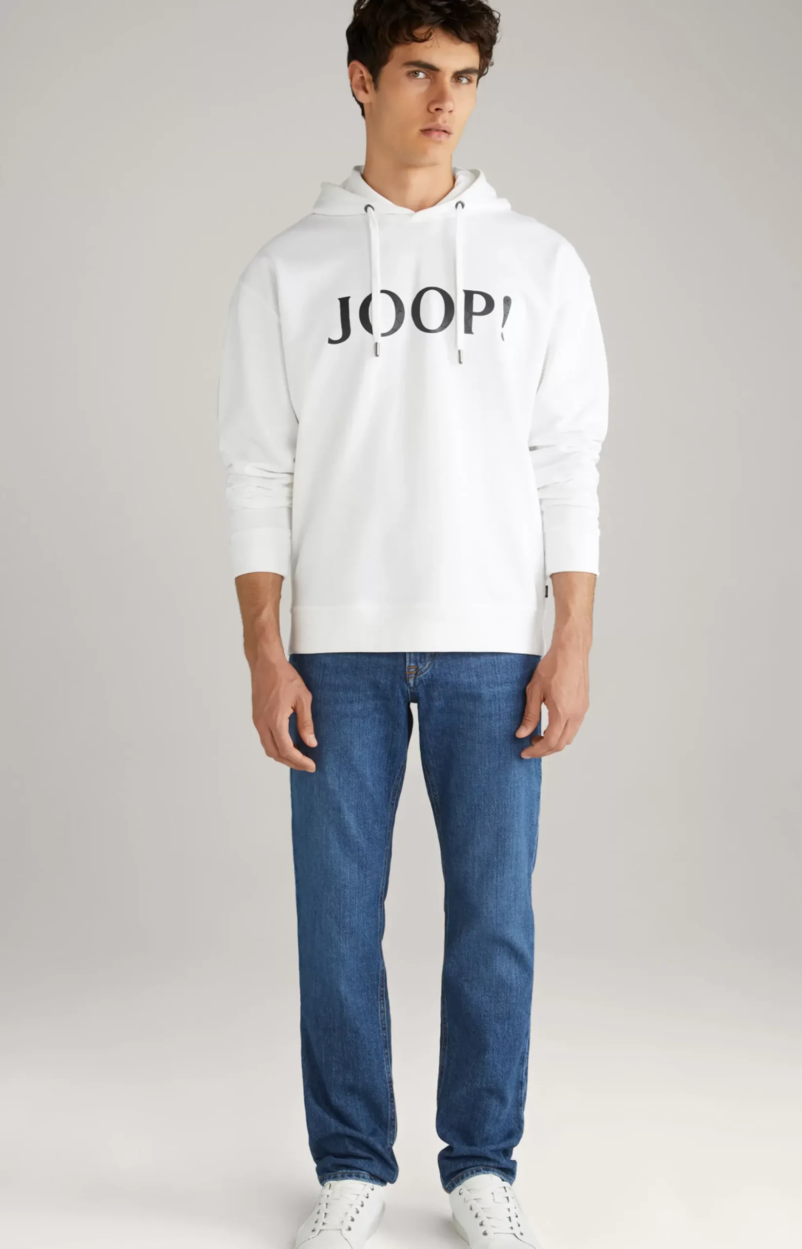 Timonos cotton hoodie in white