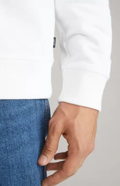 Timonos cotton hoodie in white